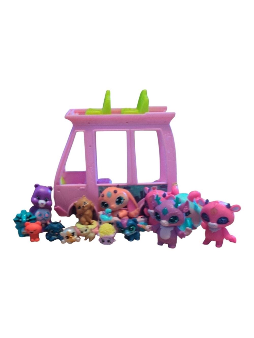 Littlest Pet Shop Magic Mixies Care Bare Tiko Belle Mozzarella Firgures Toy Lot